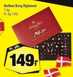 Calle Anthon Berg Diplomat tilbud
