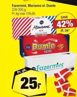 Calle Fazermint, Marianne el. Dumle tilbud