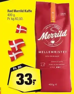 Calle Rød Merrild Kaffe tilbud