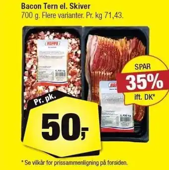 Calle HOPPE Bacon Tern el. Skiver tilbud