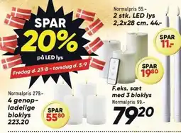 Bilka Spar 20% på LED lys tilbud