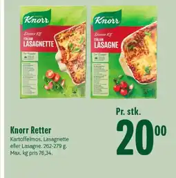 Min Købmand KNORR Retter tilbud