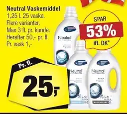 Calle Neutral Vaskemiddel tilbud