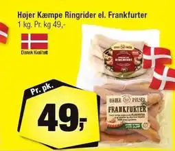 Calle Højer Kæmpe Ringrider el. FRankfurter tilbud