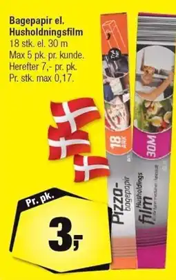 Calle Bagepapir el. Husholdningsfilm tilbud