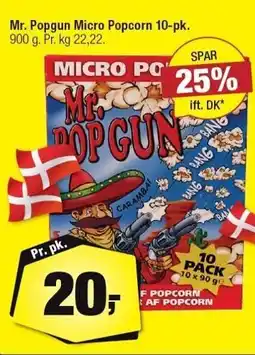 Calle Mr. Popgun Micro Popcorn 10-pk tilbud
