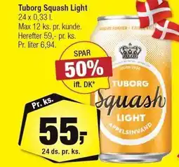 Calle Tuborg Squash Light tilbud