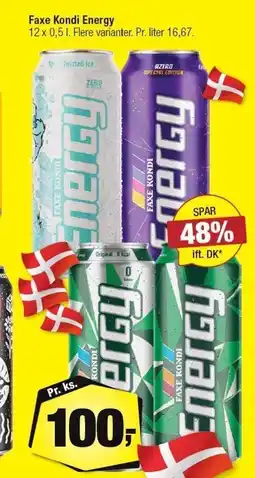Calle Faxe Kondi Energy tilbud