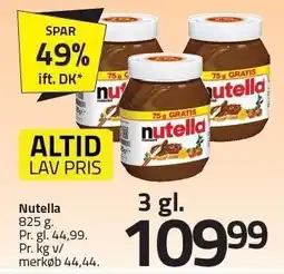 Fleggaard Nutella tilbud
