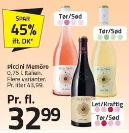 Fleggaard Piccini Memoro tilbud