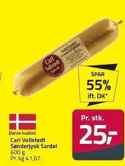 Fleggaard Carl Vollstedt Sønderjysk Sardel tilbud
