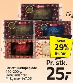 Fleggaard Carletti Kæmpeplade tilbud