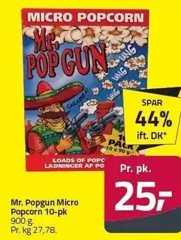 Fleggaard Mr. Popgun Micro Popcorn 10-pk tilbud