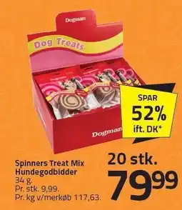 Fleggaard Spinners Treat Mix Hundegodbidder tilbud