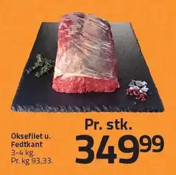 Fleggaard Oksefilet u. Fedtkant tilbud