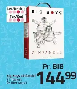Fleggaard Big Boys Zinfandel tilbud
