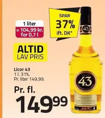 Fleggaard Licor 43 tilbud