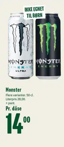 Min Købmand MONSTER tilbud