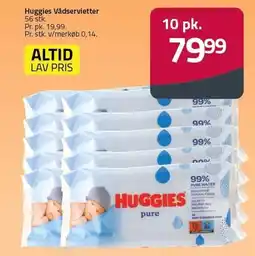 Fleggaard Huggies Vådservietter tilbud