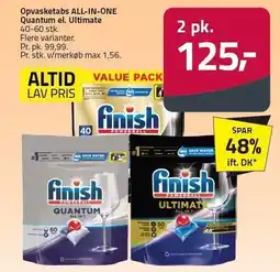 Fleggaard Opvasketabs ALL-IN-ONE Ultimate el. Quantum tilbud