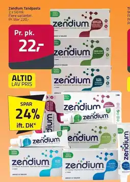 Fleggaard Zendium Tandpasta tilbud