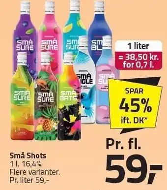 Fleggaard Små Shots 1 l tilbud