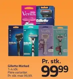 Fleggaard Gillette Marked tilbud