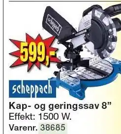 Harald Nyborg SCHEPPACH Kap- og geringssav 8 tilbud
