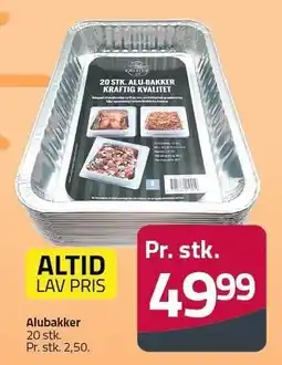 Fleggaard Alubakker 20 stk tilbud