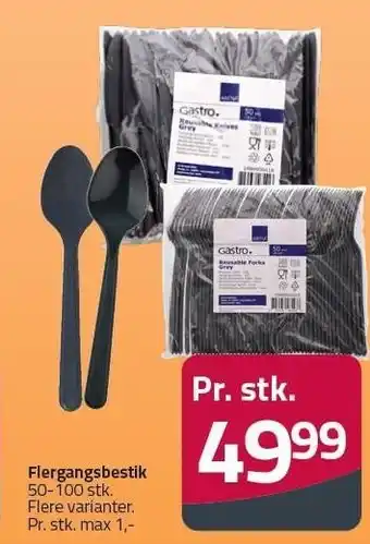 Fleggaard Flergangsbestik 50-100 stk tilbud