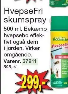 Harald Nyborg ECOSTYLE HvepseFri skumspray tilbud