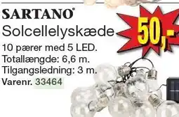 Harald Nyborg SARTANO Solcellelyskæde tilbud