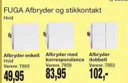 Harald Nyborg FUGA afbryder og stikkontakt tilbud
