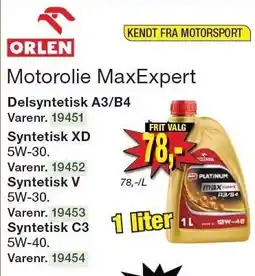 Harald Nyborg Motorolie MaxExpert tilbud