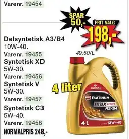 Harald Nyborg Motorolie MaxExpert tilbud