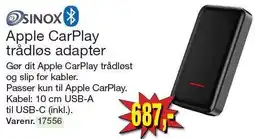 Harald Nyborg Apple CarPlay trådløs adapter tilbud