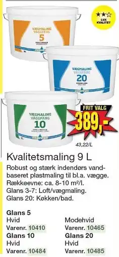 Harald Nyborg DROPPEN Kvalitetsmaling 9 L tilbud