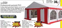 Harald Nyborg Professionelt partytelt PVC tilbud