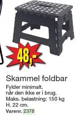 Harald Nyborg Skammel foldbar tilbud