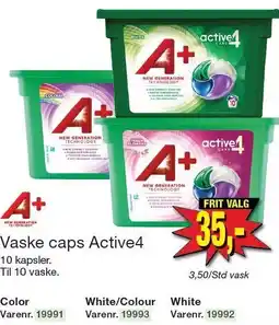 Harald Nyborg Vaske caps Active4 tilbud