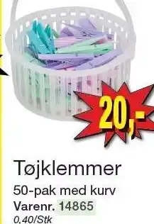 Harald Nyborg Tøjklemmer tilbud