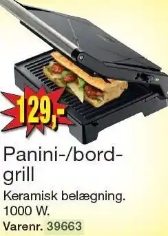 Harald Nyborg Panini-/bordgrill tilbud