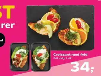 SuperBrugsen Croissant med fyld tilbud