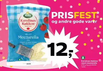 SuperBrugsen Karolines Køkken revet mozzarella tilbud