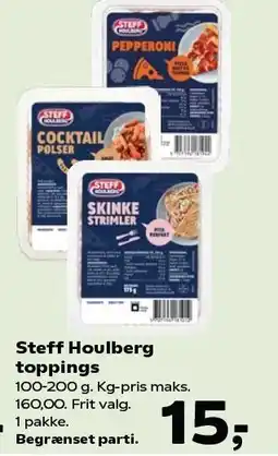 SuperBrugsen Steff Houlberg toppings tilbud