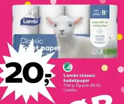 Kvickly Lambi classic toiletppair tilbud