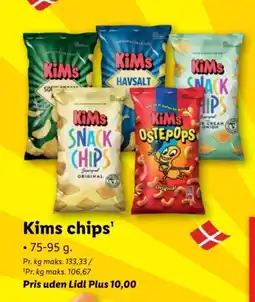 Lidl Kims chips tilbud
