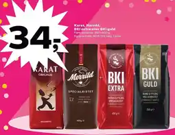 Kvickly Karat, Merrild, BKI extra eller BKI guld tilbud