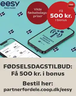 Kvickly FØDSELSDAGSTILBUD: Få 500 kr. i bonus tilbud