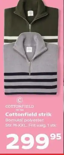 Kvickly Cottonfield strik tilbud